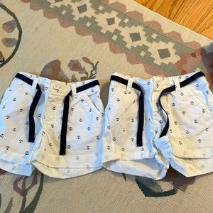 Nautical Anchor Shorts (size 4T & 5T)